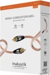 Сабвуферний кабель RCA-RCA Inakustik Star Audio Mono SUB 5,0 m - зображення 3