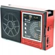 Портативный радио приемник "GOLON" RX-002UAR USB FM 64 - 108 МГц от сети батарейки Красный - изображение 3