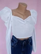 Топ с длинными рукавами Boohoo Белый (10426 M/42-44 ) - изображение 6