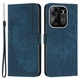 Чехол-книжка Deexe Lines Series для Tecno Spark Go 2023 (BF7) - Sapphire - изображение 1