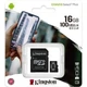Карта памяти SC Kingston Canvas Select Plus MicroSDHC 16GB Class 10 UHS-I R100MB/s + SD-адаптер (SDCS2/16GB) - изображение 1