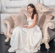 Весільна сукня ANGEL FASHION DRESS LINET 44 молочна - зображення 2
