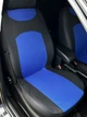 Авточехлы для NISSAN Qashqai 2008>2013 Pok-ter CARO с синей вставкой - изображение 2