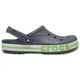 Женские кроксы Серые Crocs Bayaband Clog Charcoal/ Volt Green 205089-0A3 36 (M4-W6) - изображение 1
