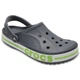 Женские кроксы Серые Crocs Bayaband Clog Charcoal/ Volt Green 205089-0A3 36 (M4-W6) - изображение 2