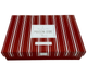 Комплект постельного белья Maison D'or Antik Nil Red сатин 220-200 см красный - изображение 4