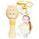 Детская игрушка генератор мыльных пузырей Bubble Toy летающий с подсветкой и музыкой - изображение 2