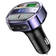 FM - трансмітер HOCO E70 with Bluetooth PD30W QC3.0 BT5.0 Блакитний - зображення 1