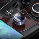 FM - трансмітер HOCO E70 with Bluetooth PD30W QC3.0 BT5.0 Блакитний - зображення 4