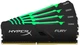 Оперативна пам'ять Kingston Fury DDR4-2400 131072MB PC4-19200 (Kit of 4x32768) HyperX RGB Black (HX424C15FB3AK4/128) - зображення 1