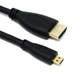 Кабель Raspberry Micro-HDMI на HDMI cable for Pi 4, 3ft 1 м Черный (102785) - зображення 1