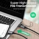 Адаптер UGREEN US280 USB A Male to USB-C Female Adapter Black (50568) - зображення 4