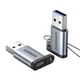 Адаптер UGREEN US276 USB-A 3.0 Male to USB-C 3.1 Female Adapter Gray (50533) - изображение 1