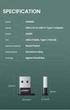 Адаптер UGREEN US280 USB A Male to USB-C Female Adapter Black (50568) - зображення 11
