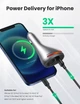 Автомобильное зарядное устройство Ugreen CD204 Car Charger 2 x USB Ports Single Extension Socket QC + PD 20 Вт Silver (60712) - изображение 2