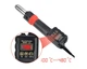 Термофен JCD 8208 Hot Air Gun LED + 4 насадки з підставкою (SV2474) - зображення 4