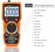 Мультиметр PEAKMETER PM18C Подсветка диапазона с оранжевой крышкой на 6000 отсчетов (sv2499) - изображение 2