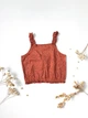Майка-топ H&M 158 см терракотовый артикул Л725 - изображение 3