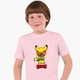 Детская футболка Бравл Старс Леон Пикачу (Brawl Stars Leon Pikachu) (25186-2601) 146-152 см Хлопок Розовый - изображение 1