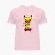 Детская футболка Бравл Старс Леон Пикачу (Brawl Stars Leon Pikachu) (25186-2601) 146-152 см Хлопок Розовый - изображение 4