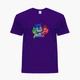 Детская футболка Герои в масках (PJ Masks) (25186-1611) 122-128 см Хлопок Фиолетовый - изображение 4