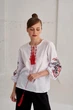 Жіноча вишиванка MEREZHKA "Жоржина" червоний, розмір XL - зображення 5