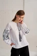 Жіноча вишиванка MEREZHKA "Жоржина" сірий, розмір 2XL - изображение 8