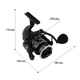 Катушка безынерционная Reelsking XD 1000 Black для спиннинга - изображение 7