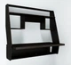 Стіл комп'ютерний навісний з ЛДСП Comfy Home AirTable - III DB Zeus венге - зображення 1