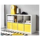 Коробка для зберігання, 33х33х38 см, жовтий, Ikea, Ікеа, Drona, 702.873.29 - зображення 3