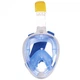 Маска для снорклинга с дыханием через нос Zelart Swim One 2068 White-Blue размер L/XL - изображение 2