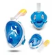 Маска для снорклинга и подводного плавания (дайвинга) Tribord Easy breath Размер L-XL (Синий) - изображение 3