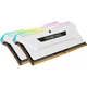 Оперативная память DDR4 32 Gb (3200 MHz) (Kit 16 Gb x 2) Corsair Vengeance RGB PRO SL White (CMH32GX4M2E3200C16W) - изображение 2