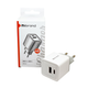 Зарядка для телефону Mibrand 30Вт с двома виходами: USB та Type-C | Зарядний пристрій | Блок для заряджання гаджетів MIWC/30UCW - зображення 1