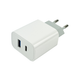 Зарядка для телефону Mibrand 20Вт з двома виходами: USB та Type-C | Блок для заряджання гаджетів MIWC/15UCW - зображення 3