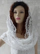Молочный кружевной снуд для крестин Lady Solomia 60х110см RC72 - изображение 3