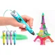 Ручка 3D Smart 3D Pen 2 c LCD дисплеем для рисования и творчества для детей Голубой - изображение 7