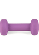 Набор гантелей неопреновых Queenfit 2х1 кг (2 кг) фиолетовый. Круглые, для фитнеса, аэробики, дома - изображение 7