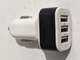 Зарядний пристрій від прикурювача на 3 виходи Usb Білий - зображення 2