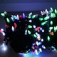 Гірлянда Бахрома 240 Led (чорний кабель) Кольорова (5м) - зображення 1