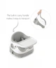 Детский стульчик-бустер Mamas&Papas Baby Bud Pebble Grey 4124L7500 - изображение 10