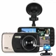 Автомобильный видеорегистратор UKC CSZ-Z14A WDR Full HD 1080P 2 камеры Black/Gold (005577) - изображение 1
