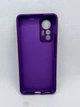 Чехол Silicone Cover Full для Xiaomi Mi 12 Lite Фиолетовый Баклажан - изображение 2