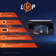Літій-залізо-фосфатний акумулятор LP LiFePO4 12 V - 202 Ah (BMS 80A) пластик (18612) - зображення 2