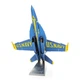 Металевий конструктор 3Д Metal Earth Iconx - Blue Angels F/A-18 Super Hornet, ICX212 - зображення 2
