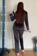 Жакет + брюки MiaNaGreen Кш1424 L Коричневый - изображение 3