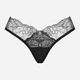Majtki erotyczne brazylijskie Obsessive Bella M/Li Black (5901688252215) - obraz 5