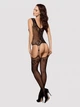 Kombinezon erotyczny Obsessive F221 XL/2XL Czarny (5901688215272) - obraz 4