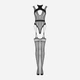 Kombinezon erotyczny Obsessive G327 S/M/L Czarny (5901688238899) - obraz 5