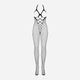 Kombinezon erotyczny Obsessive N106 S/M/L Czarny (5900308558928) - obraz 5